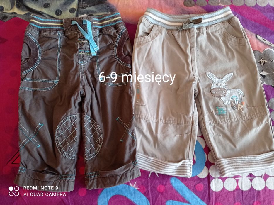 Ubranka dla chłopca rozmiar od 6m do 12m