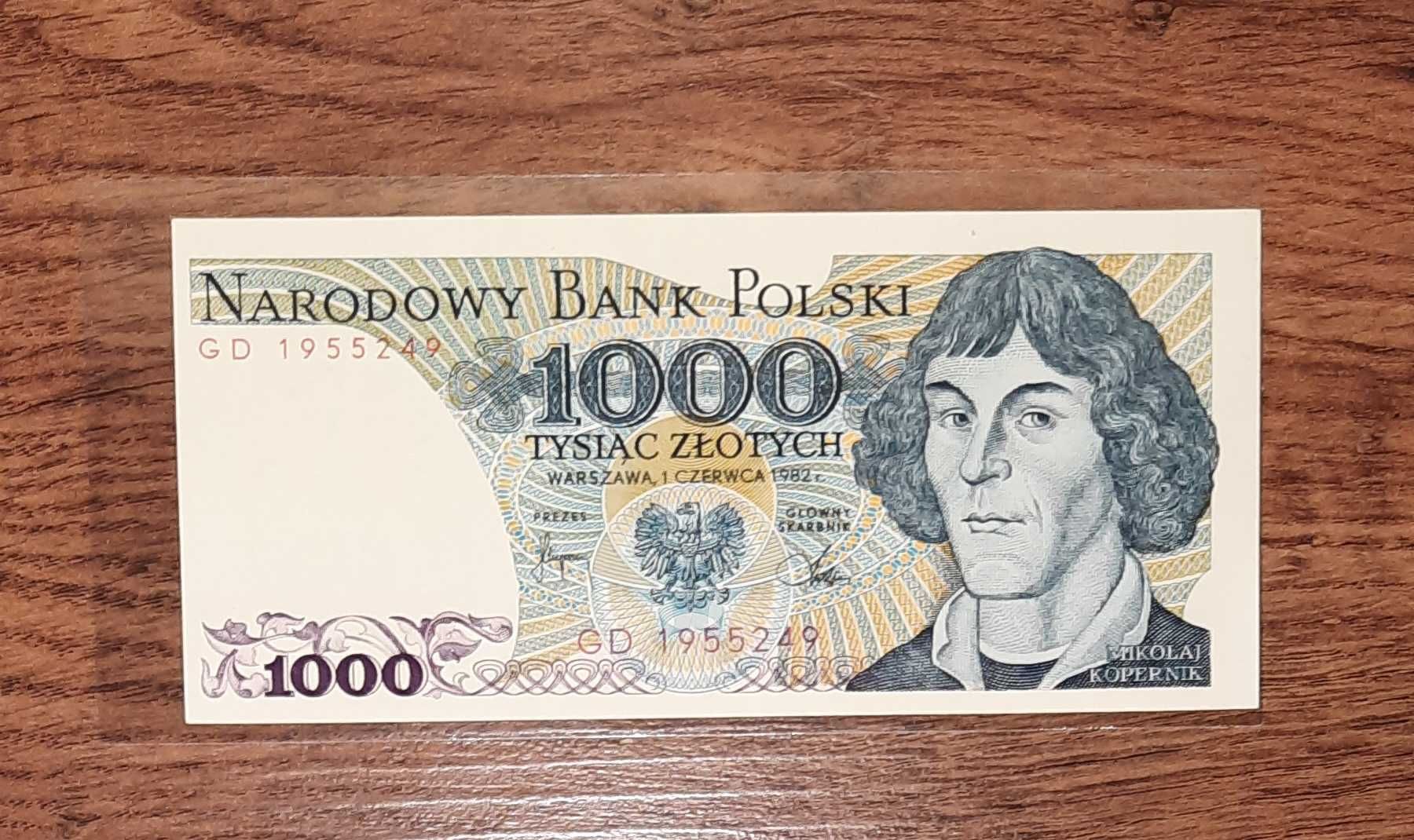 Banknoty 10zł do 1000zł zobacz 7 sztuk stan dobry