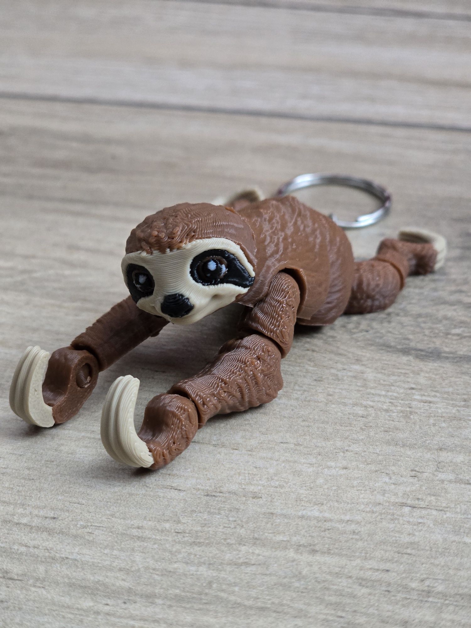 Breloczek Leniwiec 3d - Sloth Brelok Druk3d fidget Keychain