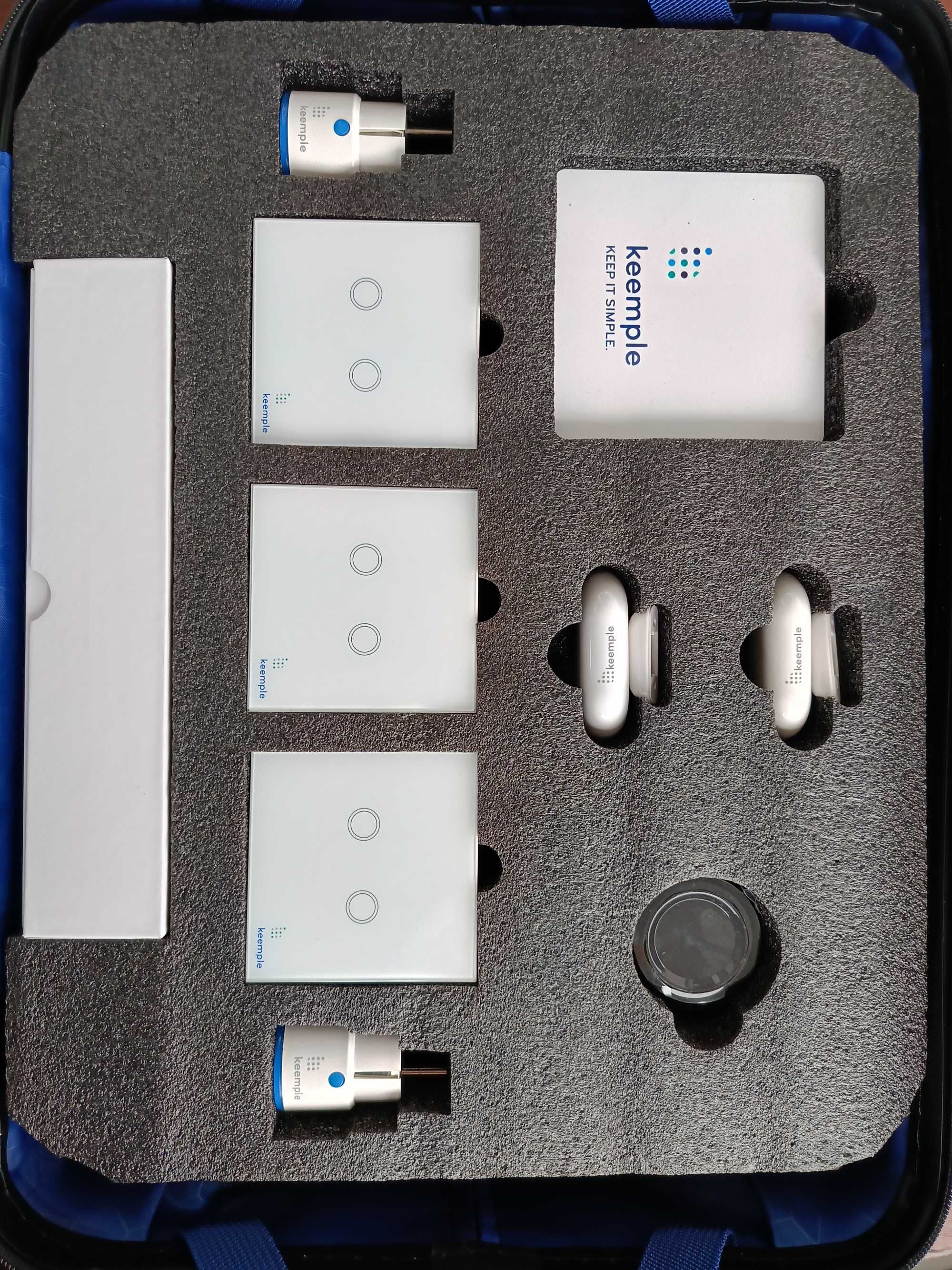 Automatyka Keemple Smart Home bogaty pakiet w walizce inteligentny dom