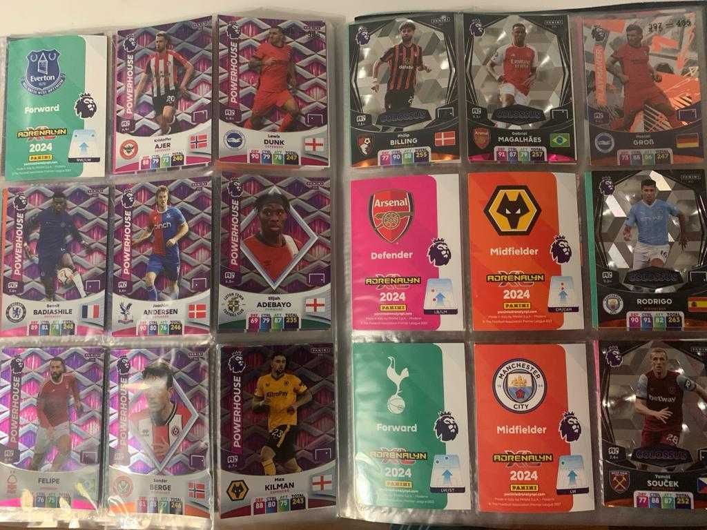 Panini Adrenalyn XL Premier League 23/24 (300 cartas, arquivador)