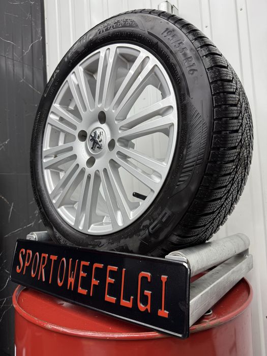 Alufelgi KOMPLET 16 cali 4x108 OPONY ZIMOWE Peugeot Ford Fiesta 208