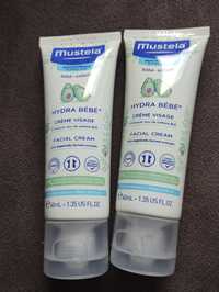 2 x Mustela expanscience Hydra Bebe Krem do twarzy 40ml