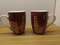 Kubki nowe dwa ceramiczne