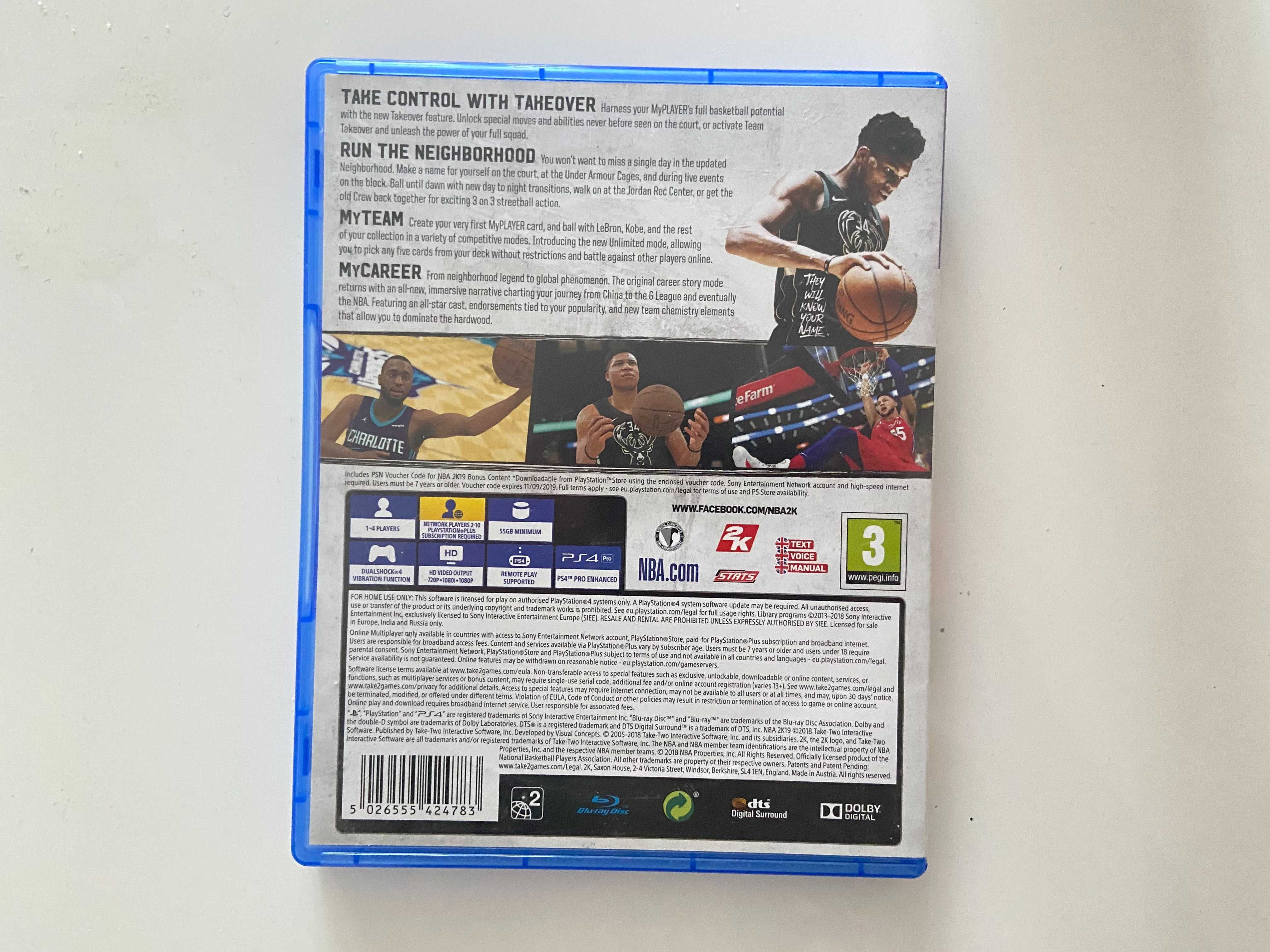 NBA 2k19 PS4 2019 Playstation 4 Koszykówka Gra 19