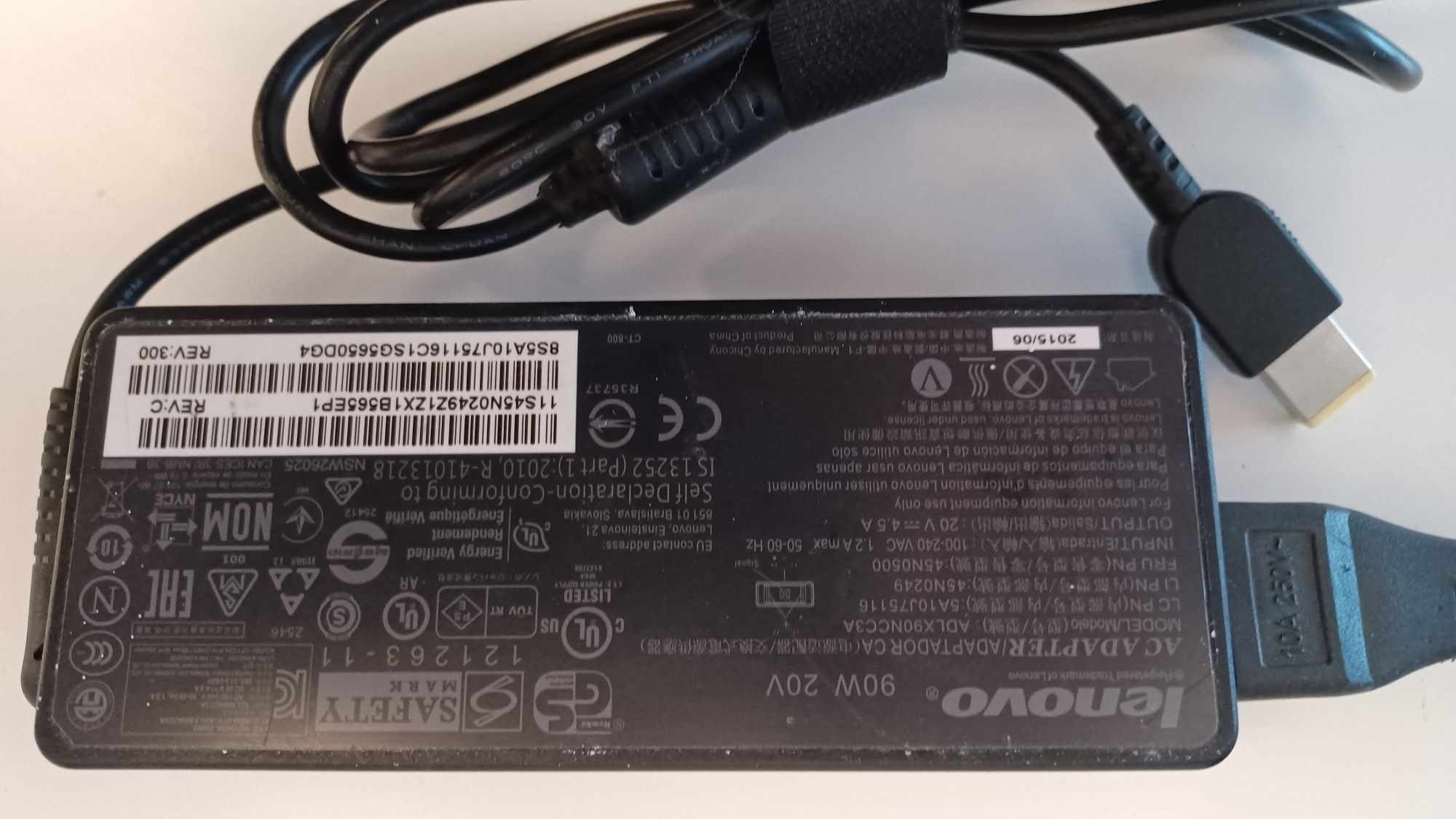 Zasilacz do laptopów Lenovo 90W, orginał, Gratis, Gwarancja!