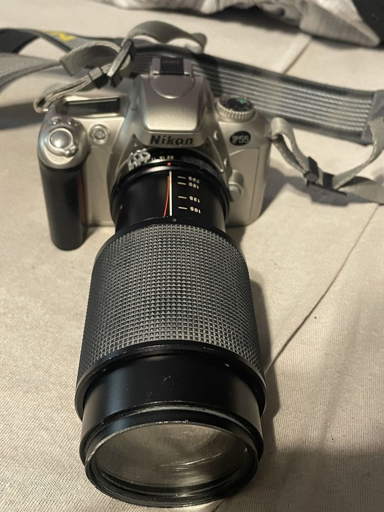 Nikon f55 aparat analogowy obiektyw zmiennoogniskowy