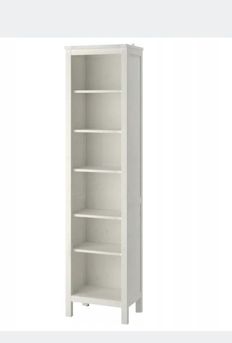 Regał drewniany, Ikea hemnes, biały, na książki