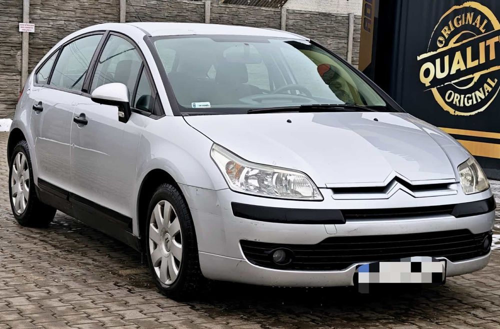 CITROEN C4 1.6HDI z 2007r Klima, Elektryka Aktu OC i PT, 176tyś km!
