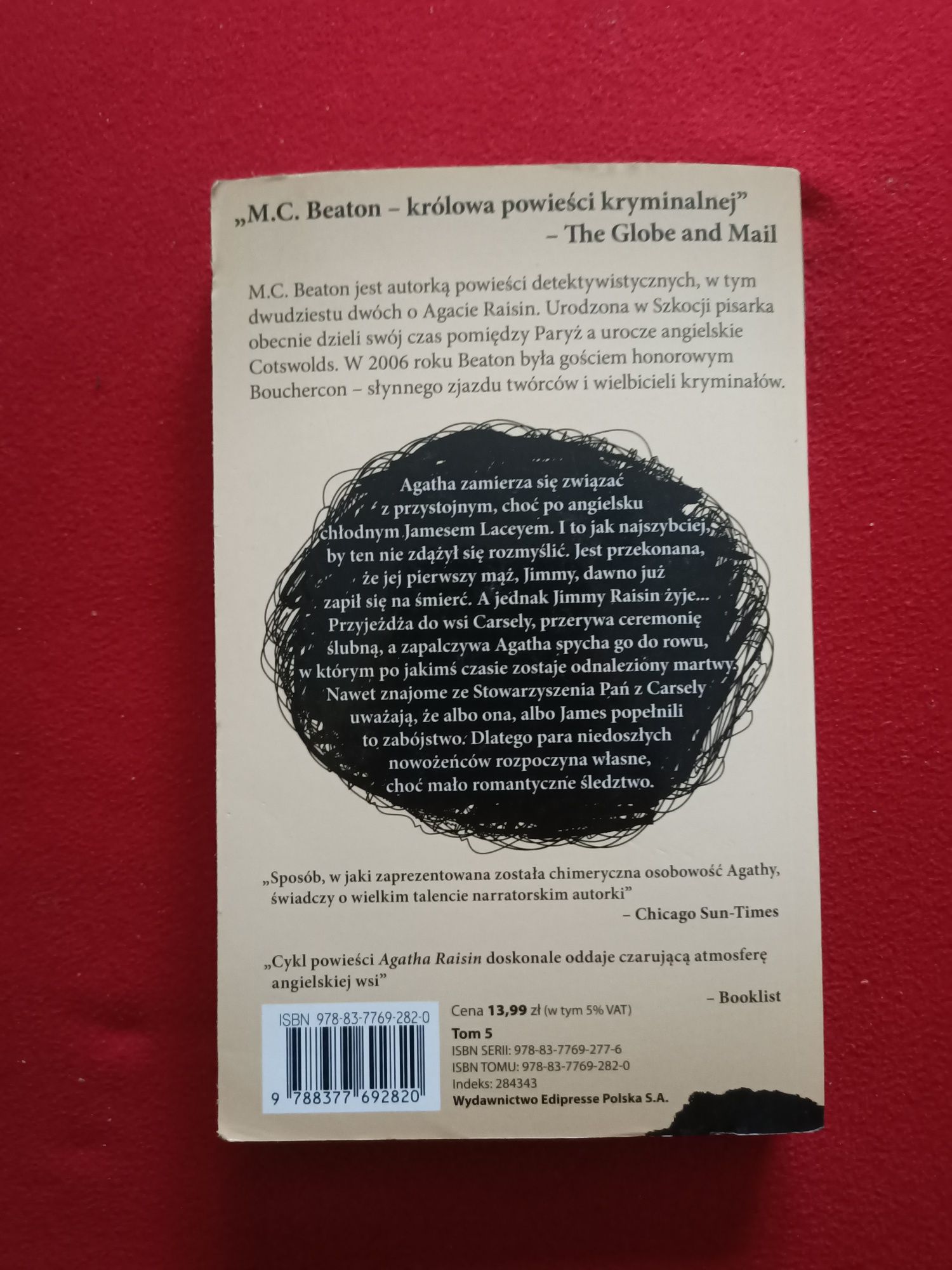Agatha Raisin i śmiertelny ślub tom 5 Beaton