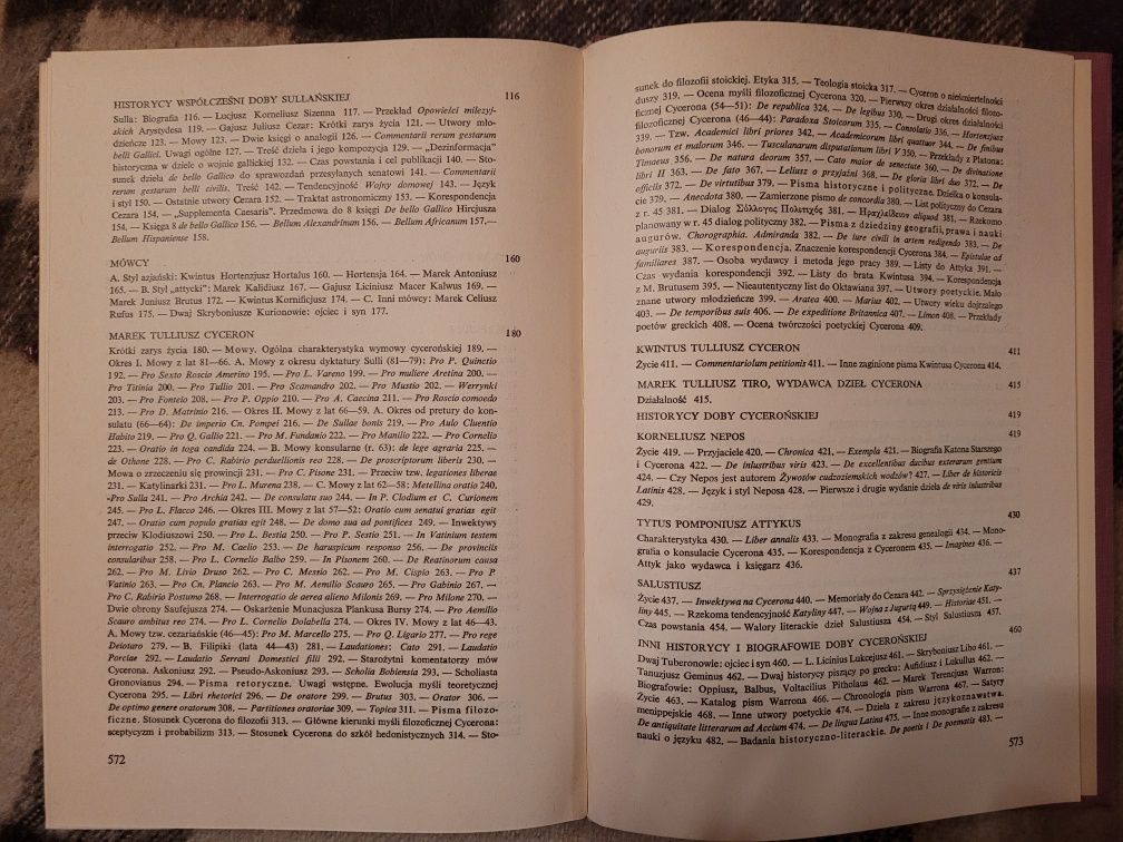 Kazimierz Kumaniecki Literatura rzymska okres cyceroński 1977 PWN