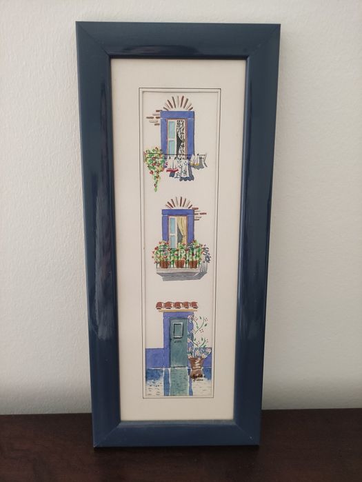 Aguarela Casa em Alfama Lisboa