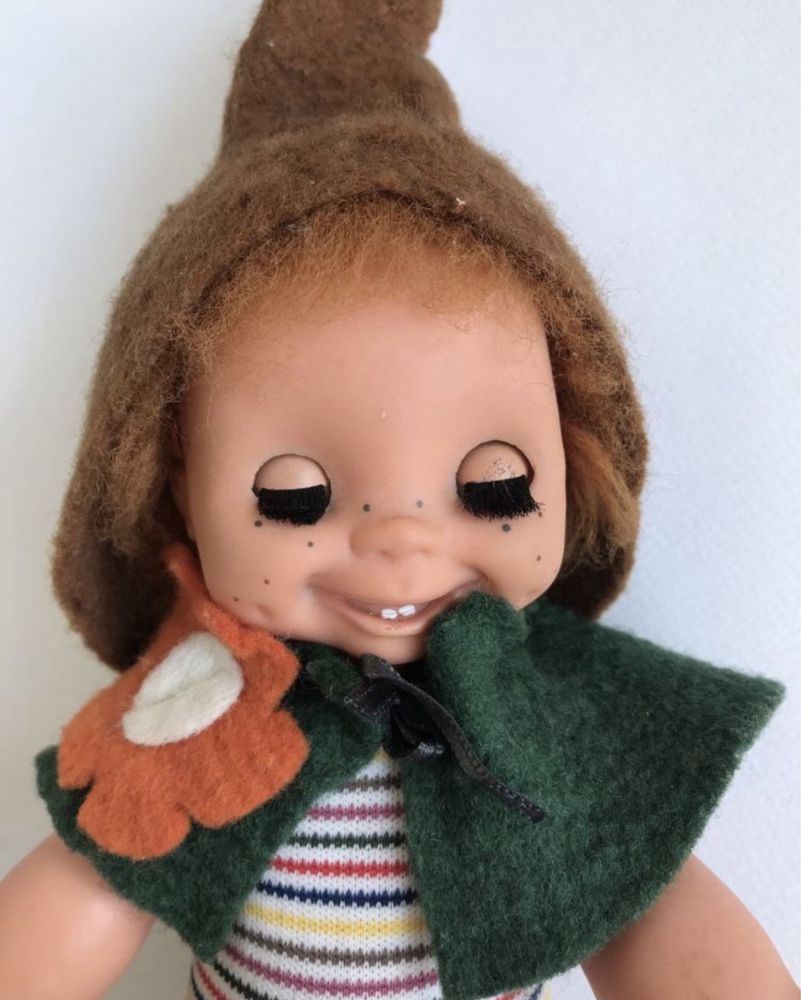 Вінтажна лялька гном,  пупс Німеччина (НДР)