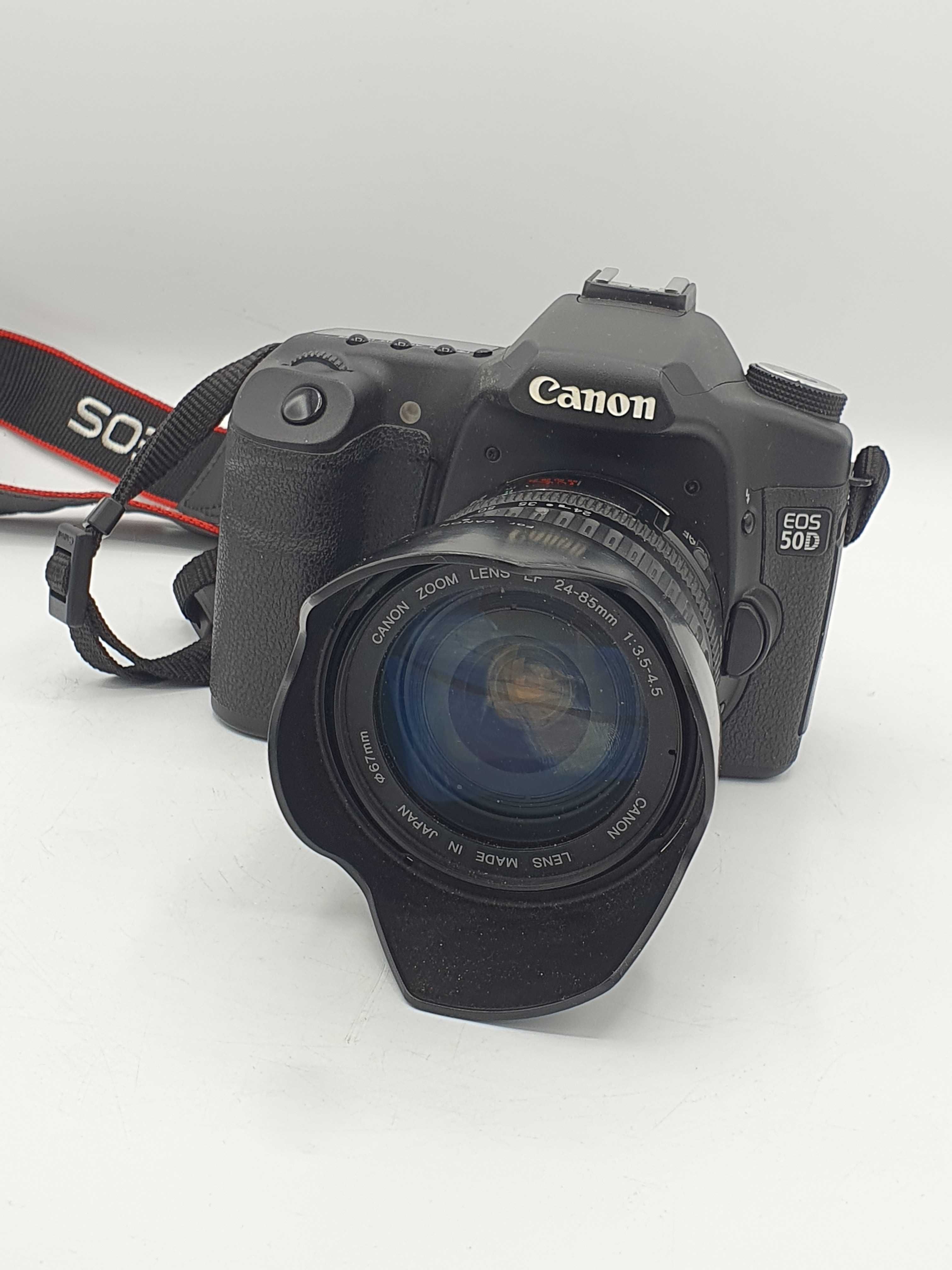 Lustrzanka Canon EOS 50D korpus + obiektyw Canon EF 24-85mm