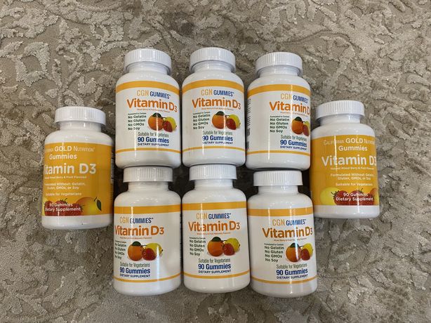 California gold vitamin d3 витамин Д3 1000 МЕ желейки