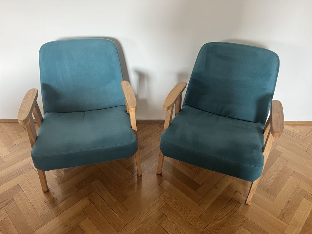 Fotele Chierowski 366 4 sztuki, po renowacji, używane