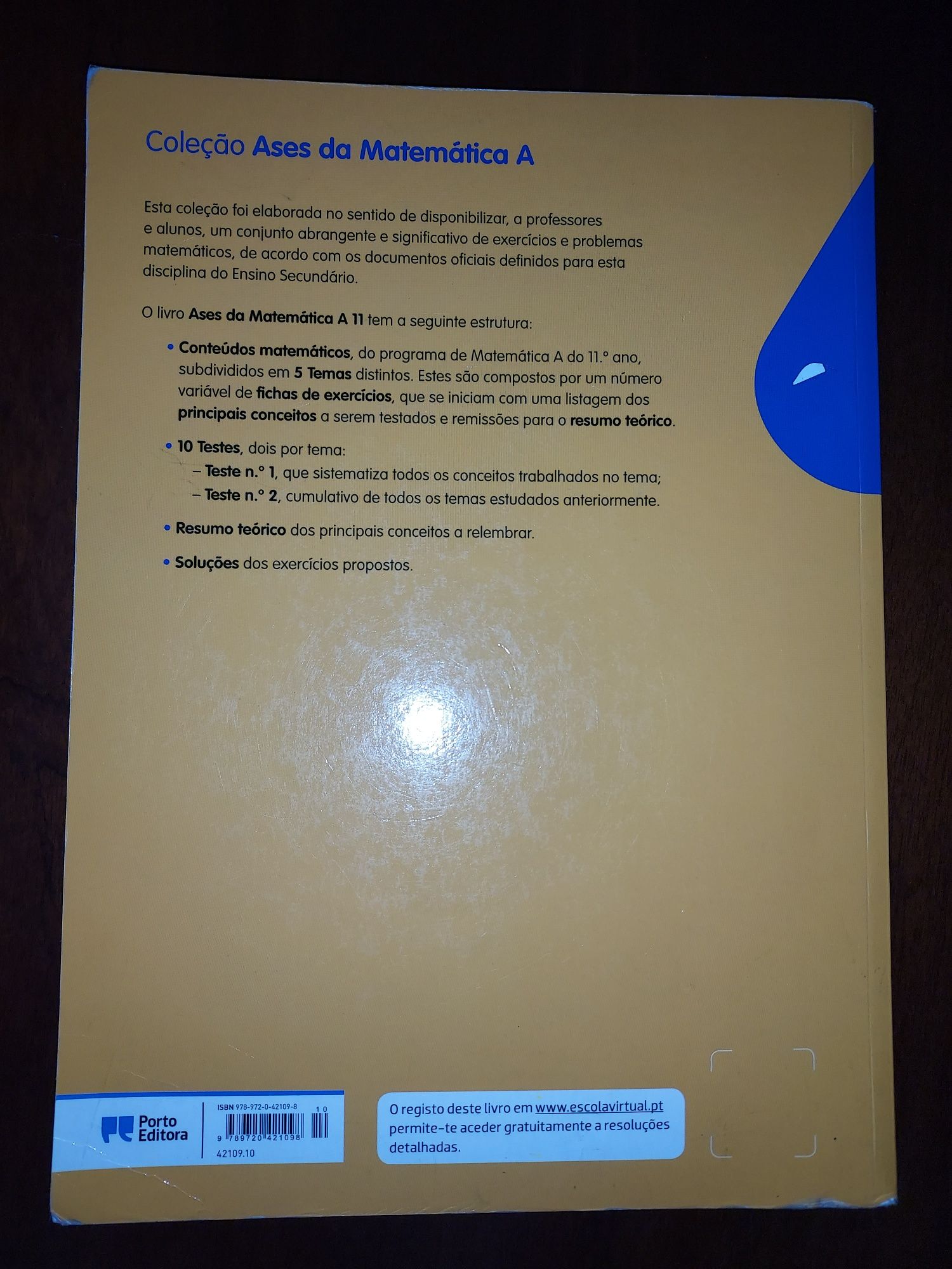 Livros exercicios Matemática A - Ases da Matematica 11