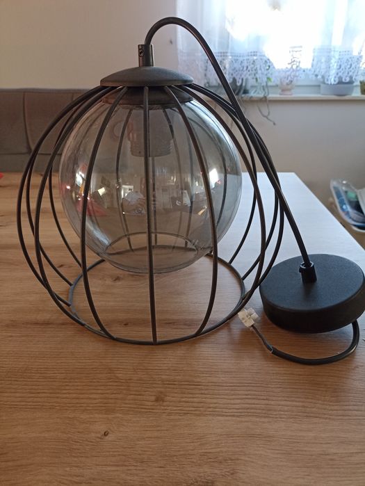 Lampa Tk wiszaca czarna