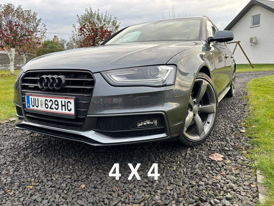 Audi A4 Avant Quattro 190KM | 3x S-Line | 2015 |Alcantara