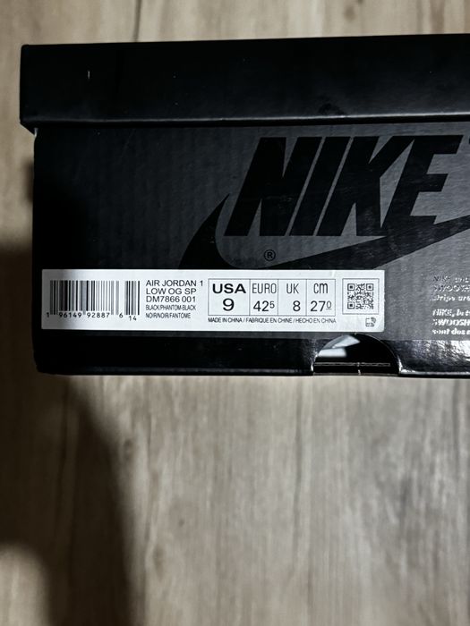 Air jordan 1 low phantom Travis Scoot