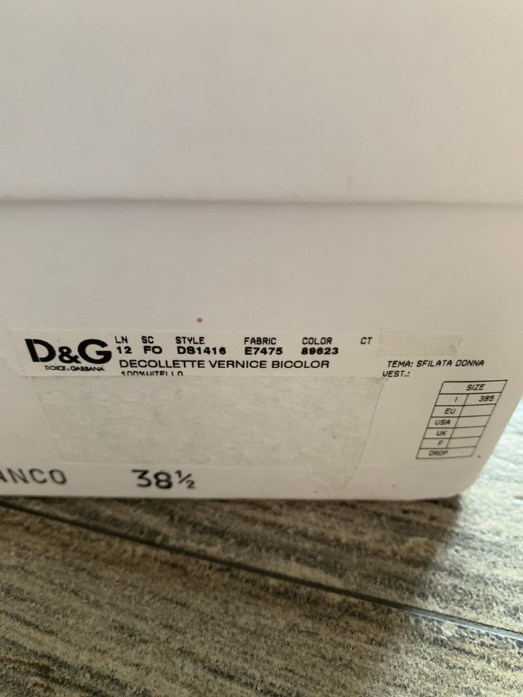 Туфли D&G 38 оригинал!