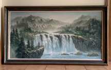 Quadro a oleo - 140 x 80 cm