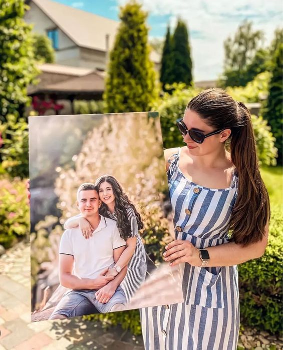 Друк фото на полотні різних форматів