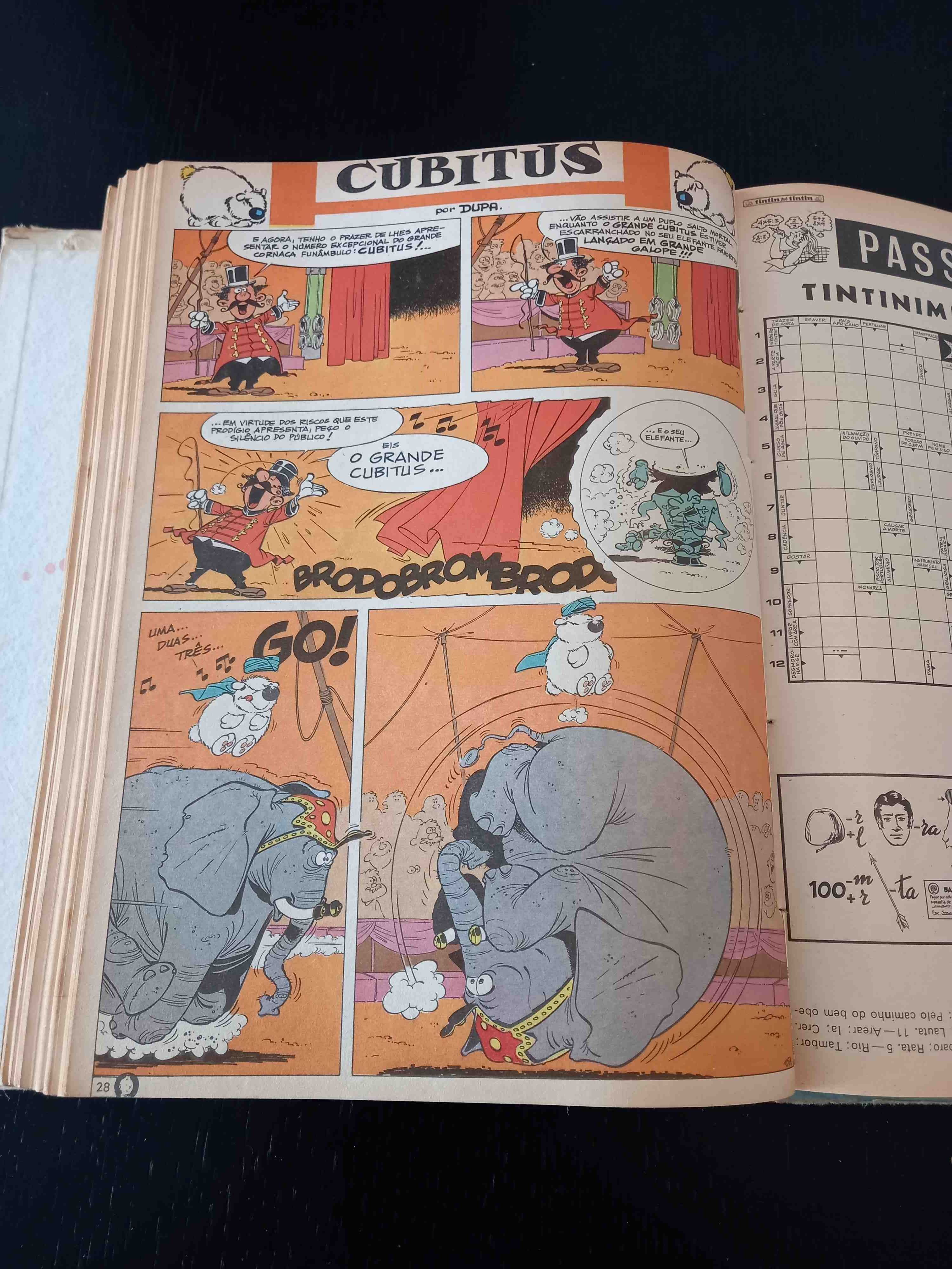 Tintin - Revistas em volumes encadernados - 12 - Ano 6 - 2º vol.