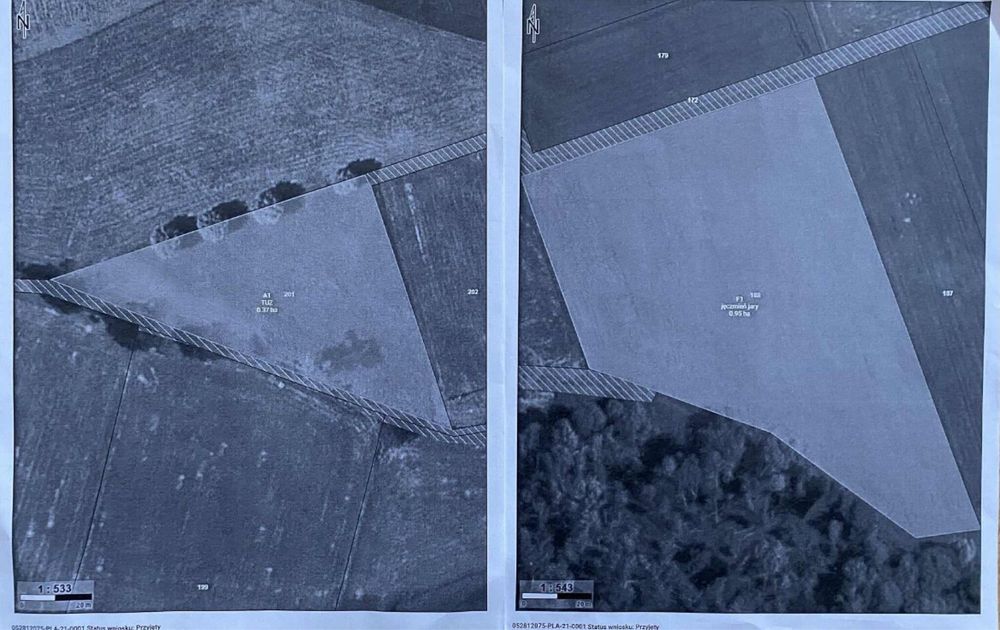 Ziemia rolna pole rolne grunt rolny 1,32ha działka