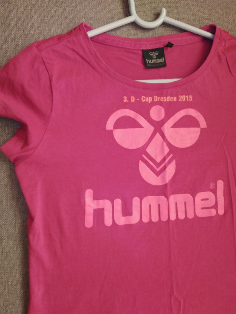 Bluzka Hummel XS różowa funkcja t-shirt