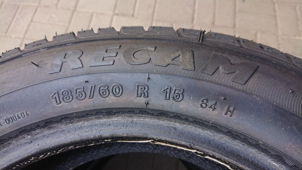 Opony letnie 185/60R15 Gold-Gum Recam bieżnikowane WYSYŁKA