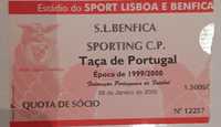 Bilhetes Sport Lisboa e Benfica