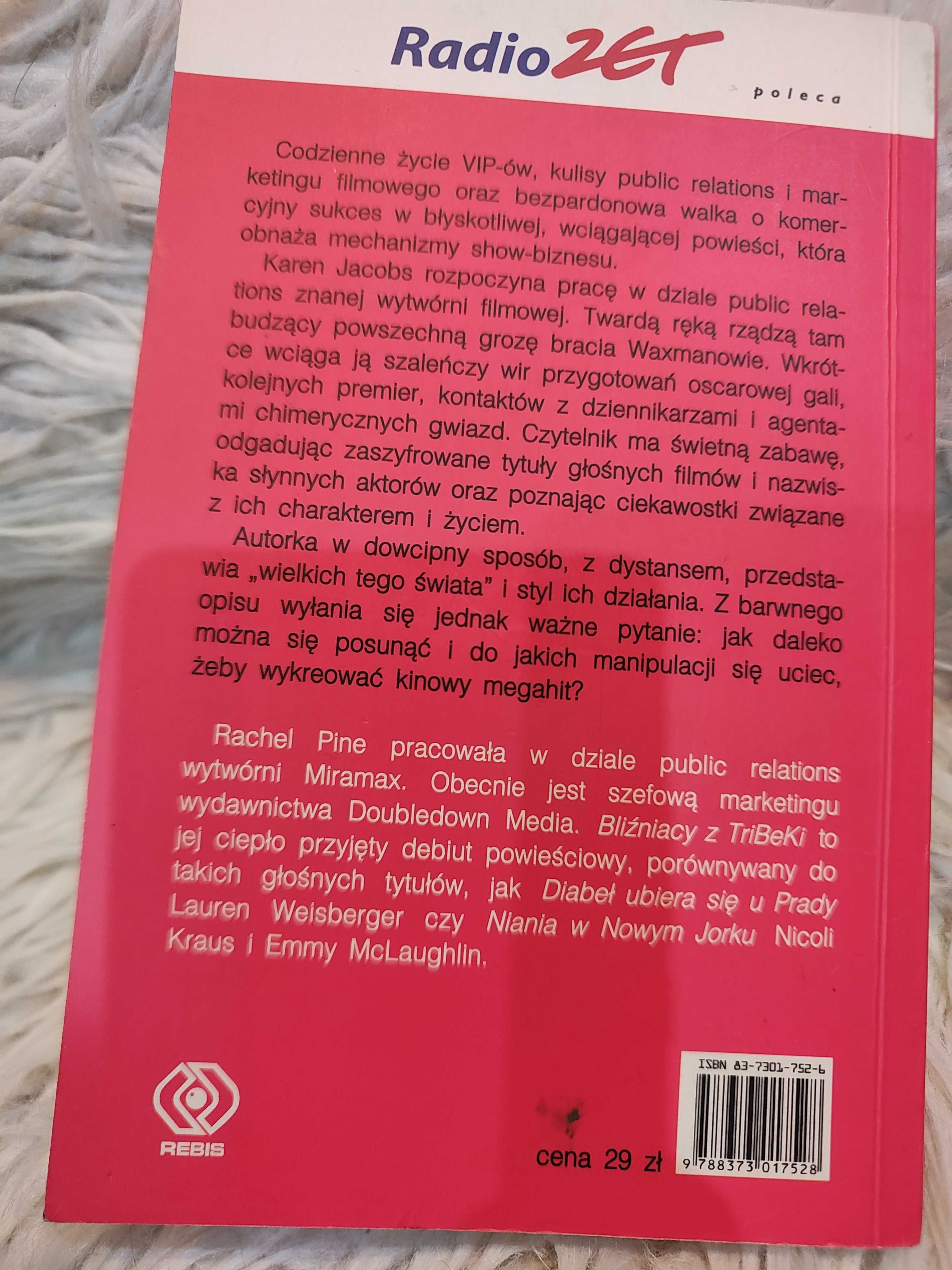Powieść ,,Bliźniacy z TriBeKi,, Rachel Pine