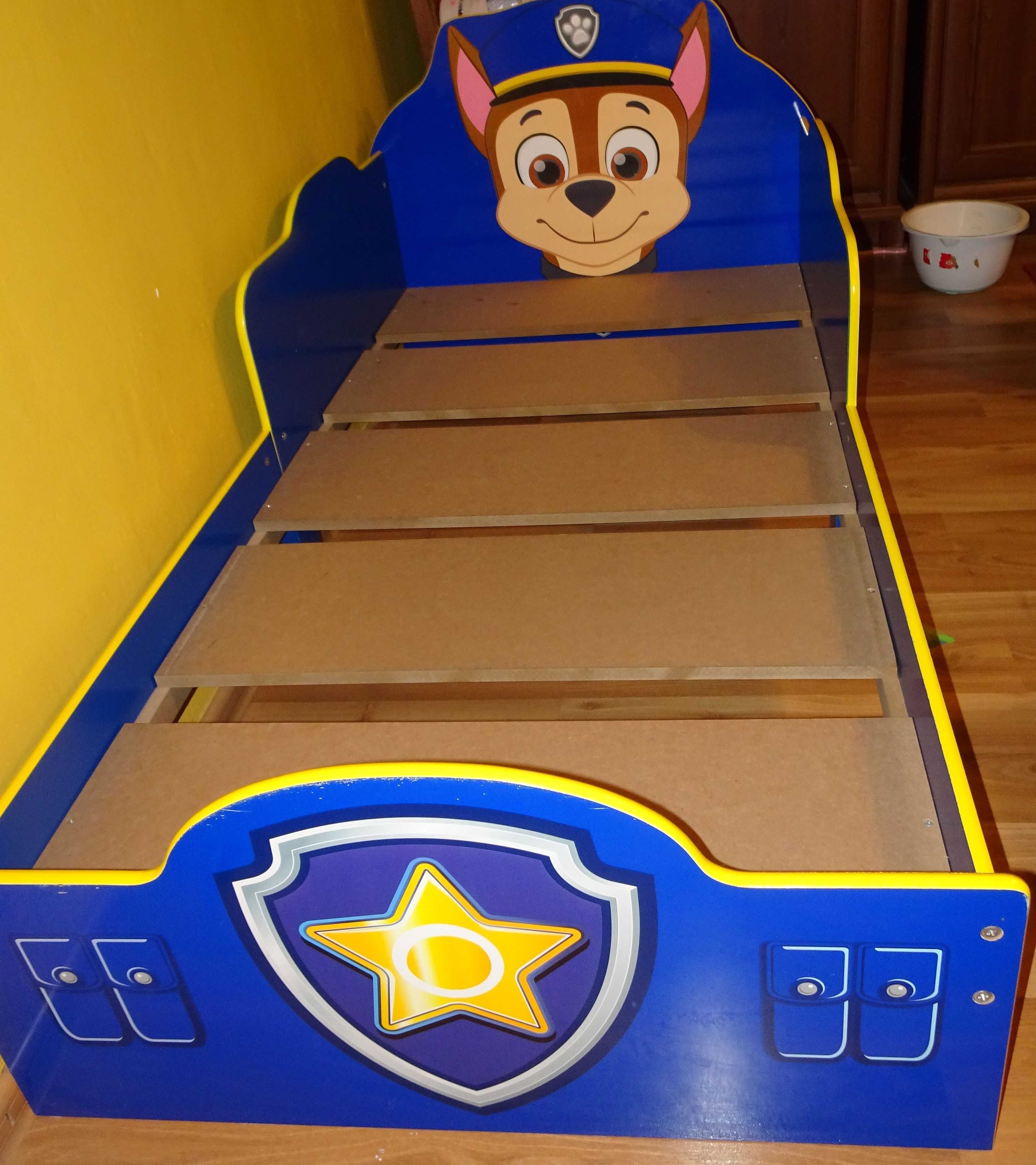 Łóżko Dziecięce Psi Patrol Chase 140/70