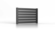 Przęsło aluminiowe ogrodzenie panel palisada LINEA producent 2x1,8m