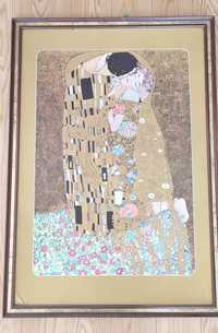 Quadro/estampa antiga "O Beijo" - Gustav Klimt