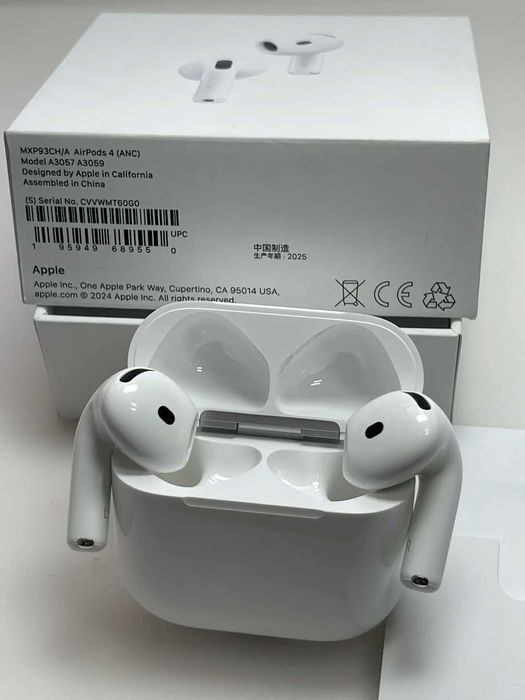 Słuchawki bezprzewodowe Apple AirPods 4 gen • Komplet