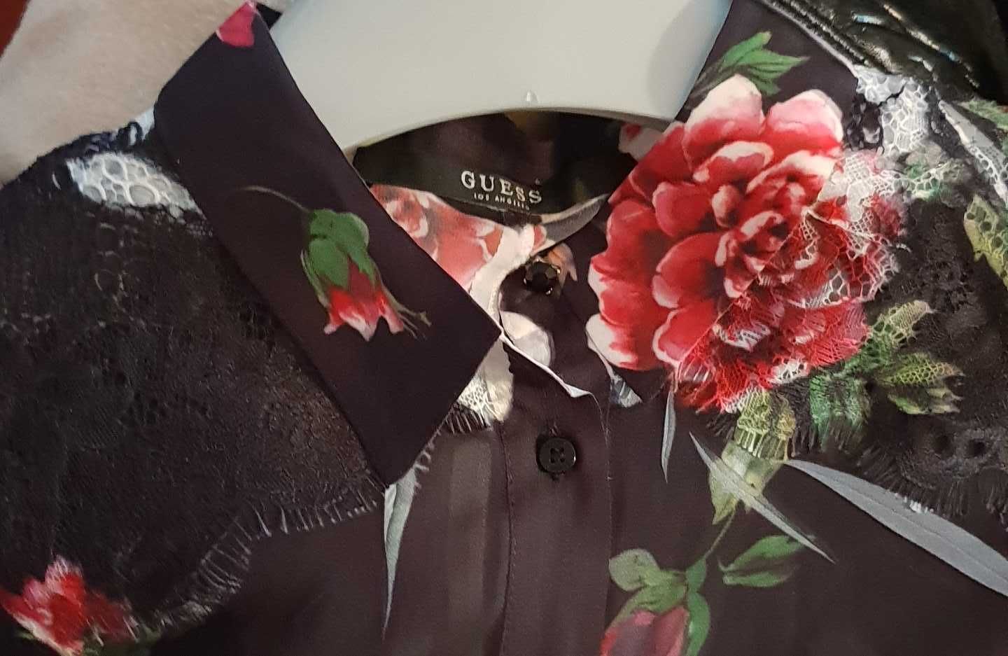 Bluzka w kwiaty GUESS