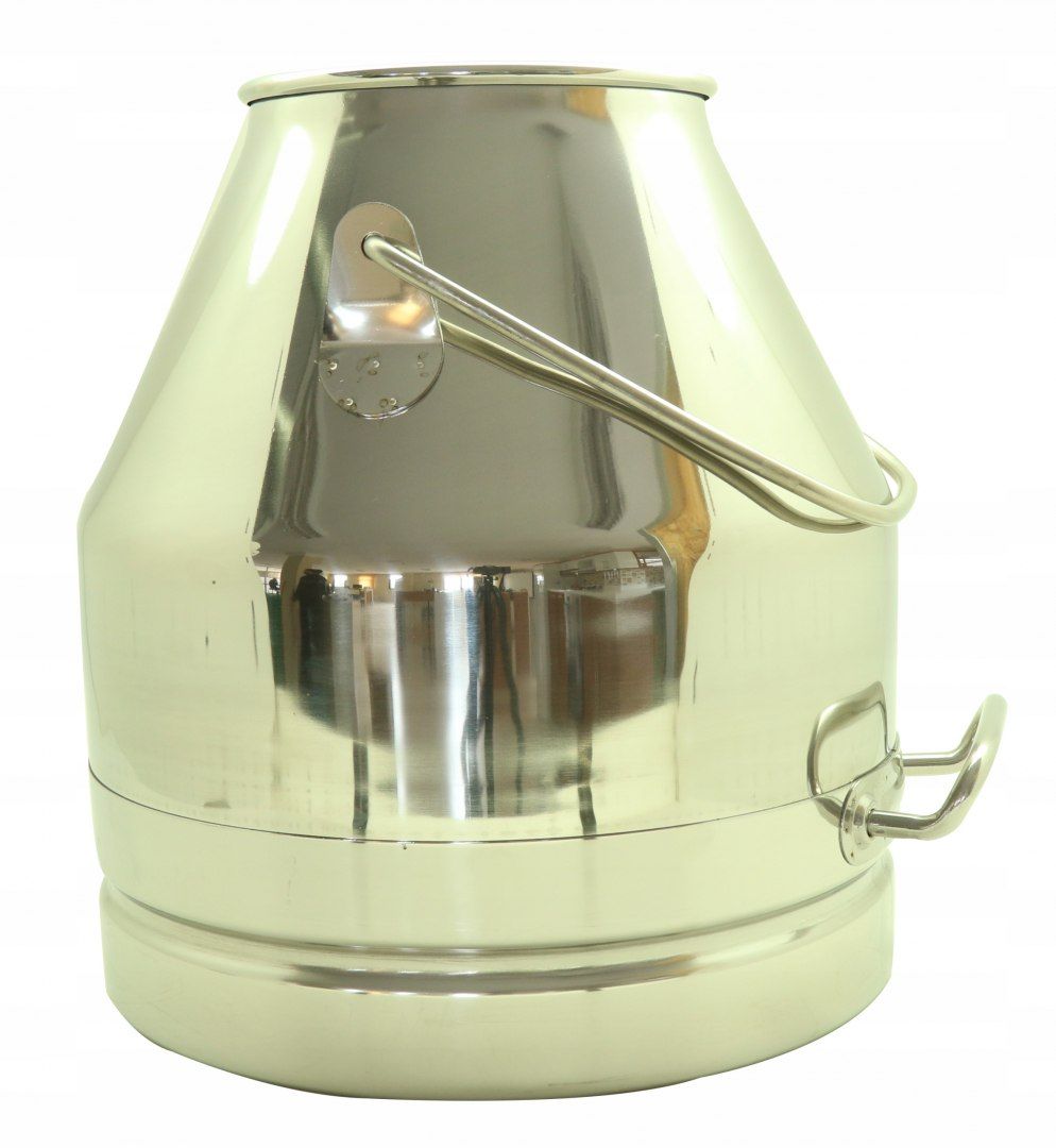 Konew udojowa nierdzewna 20 l Ø 180 mm BAŃKA LEKKA