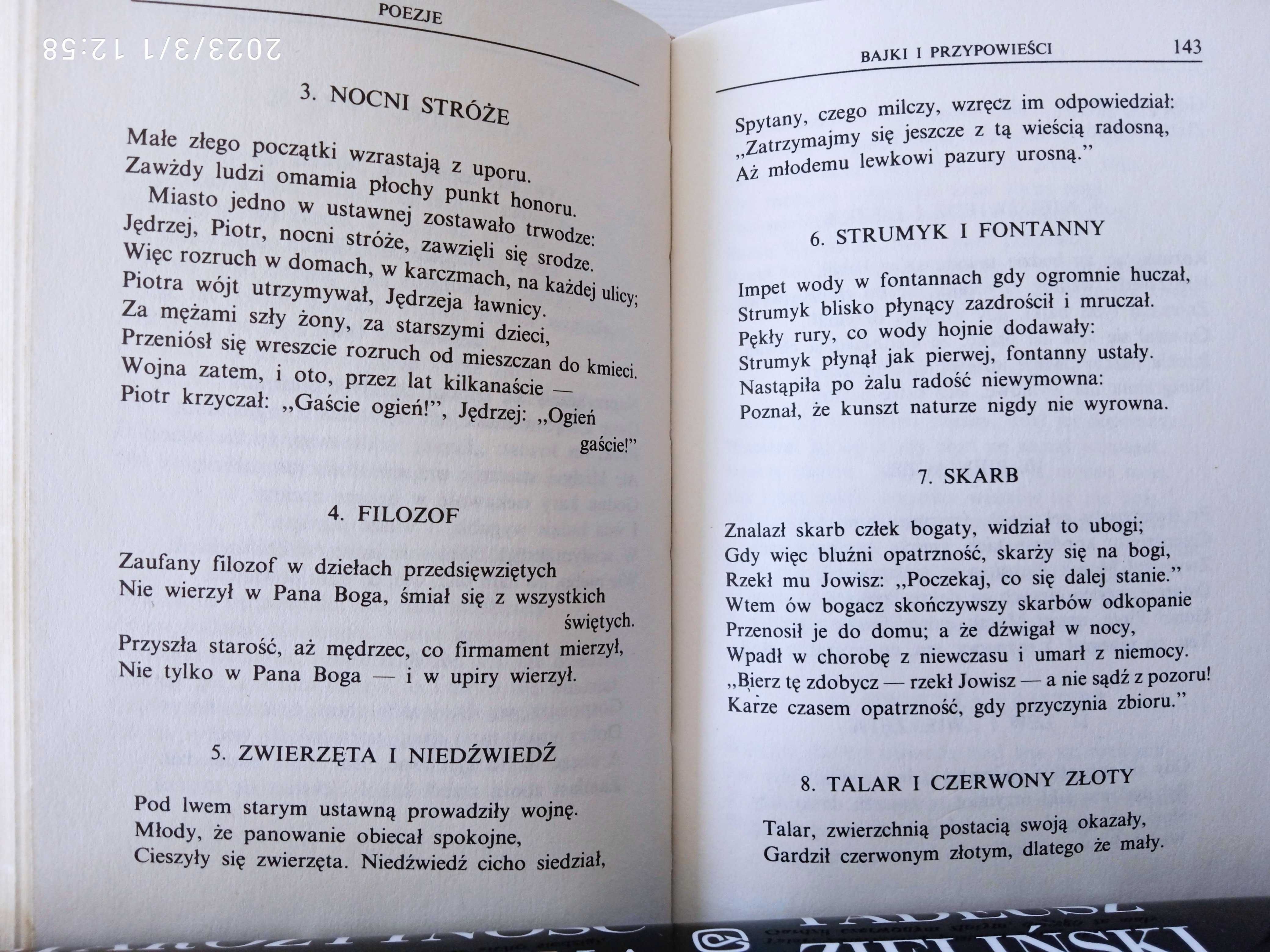 Ignacy Krasicki - Poezje - czytelnik 1989 piękne wydanie.