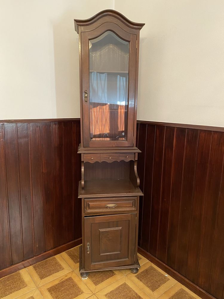 Vitrine madeira antigo
