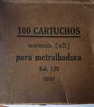 1937 - caixa de munições de metralhadora