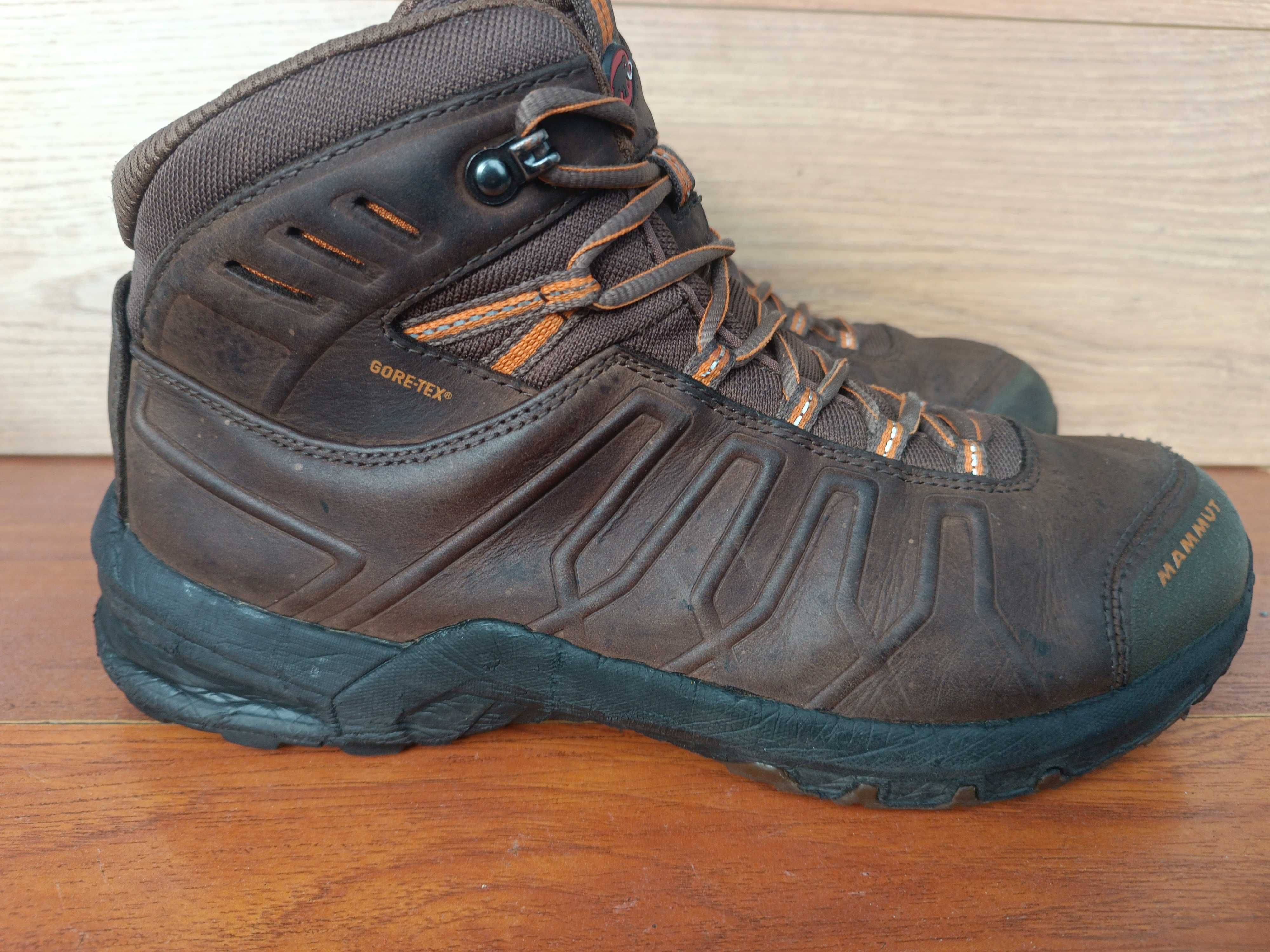 Ботинки берцы для зимы Mammut GTX GoreTex 44 27.5 28 см кожа