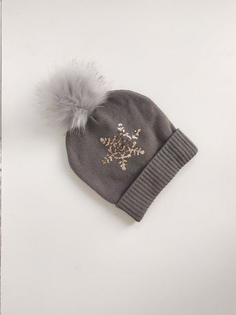 НОВА зимова шапка для дівчинки