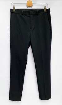 Spodnie Czarne Eleganckie H&M 46 Skinny Fit Męskie