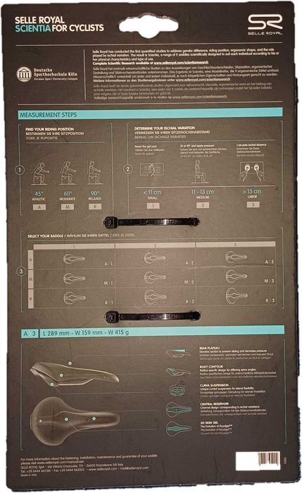 Siodełko Selle Royal Scientia Athletic 45* A3