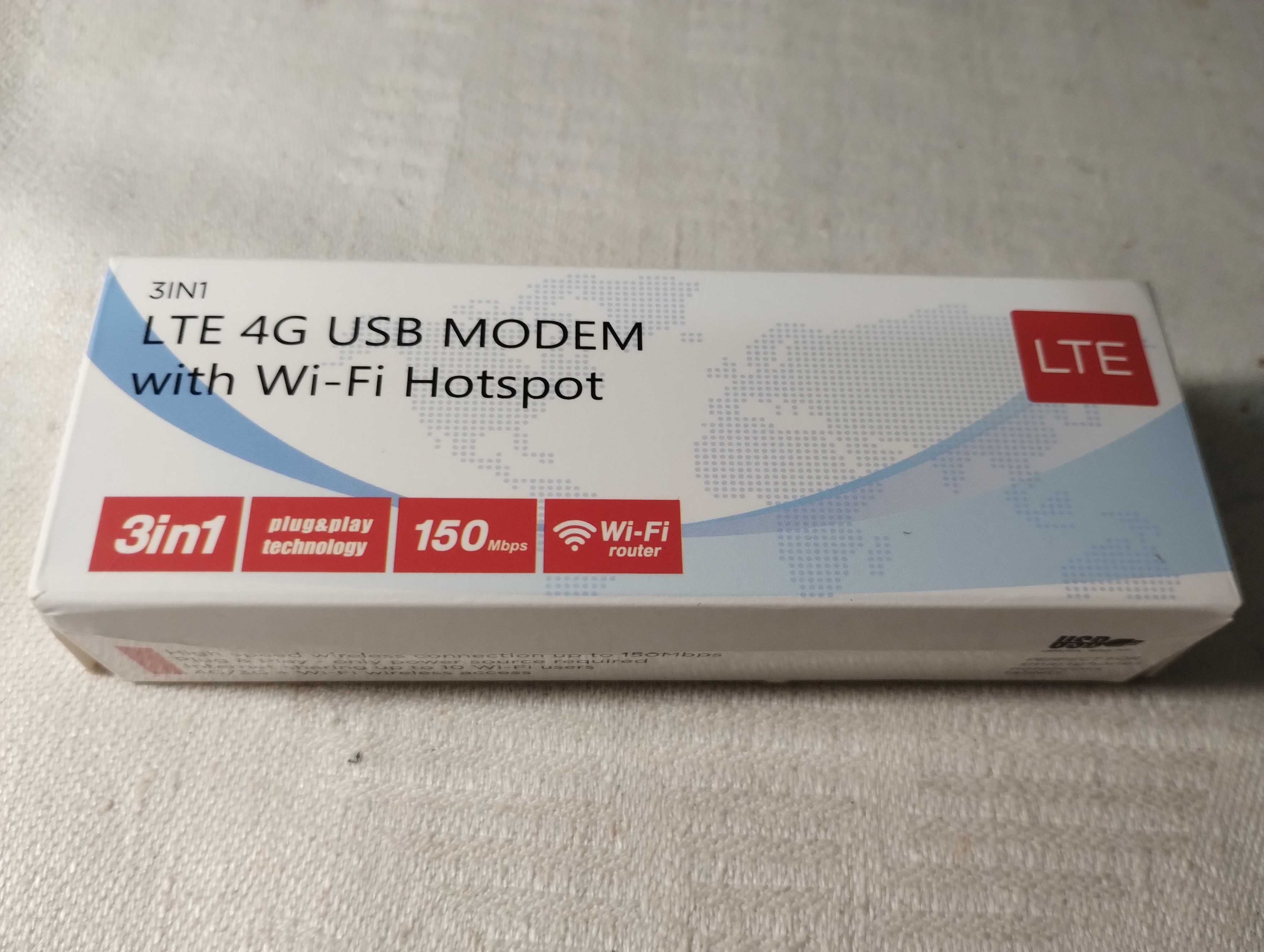 4G LTE USB WiFi Роутер , Модем (Micro SIM). Подходит для NVR.