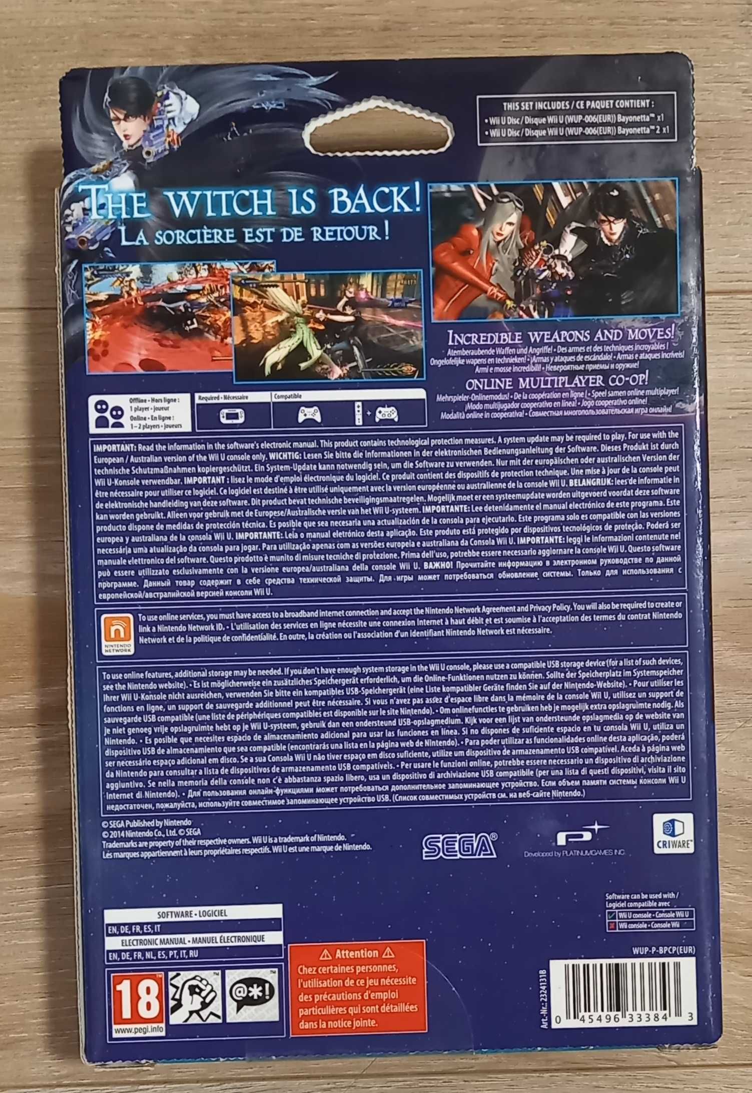 Wii U Bayonetta 1 + 2 Special Edition