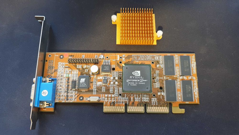 Karta graficzna Nvidia Geforce 2 MX 32M TAIWAN! Retro gaming!