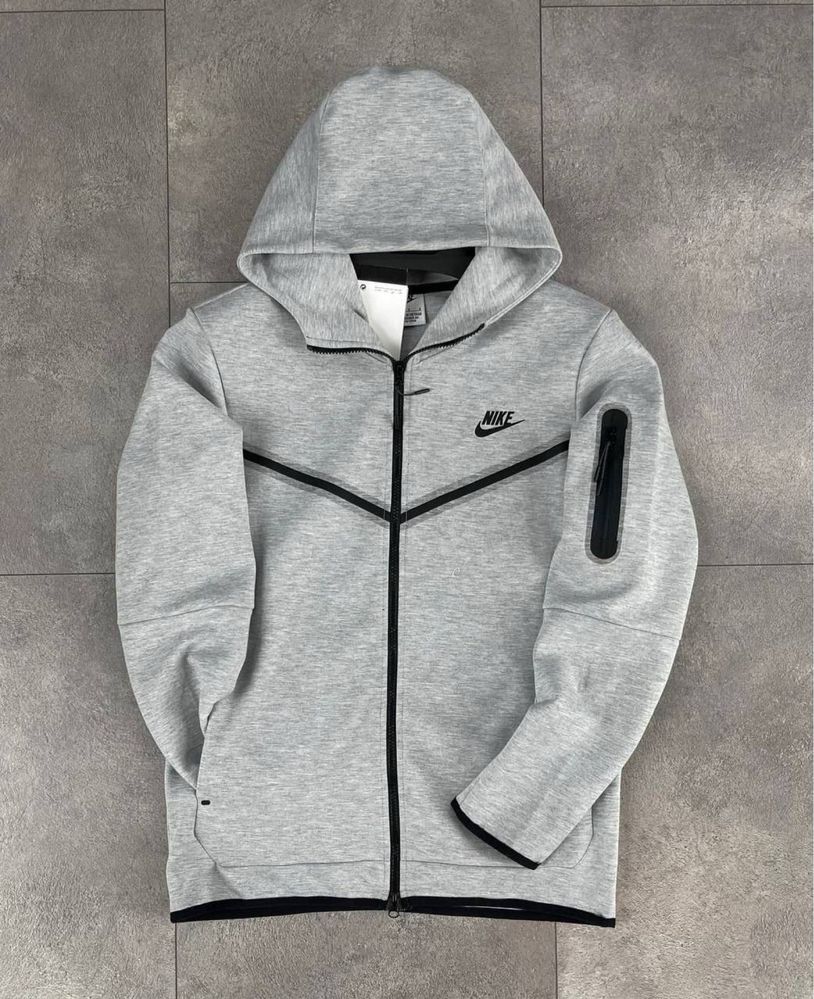 Кофта Nike Tech Fleece/найк теч фліс сіра/кофта найк теч флис